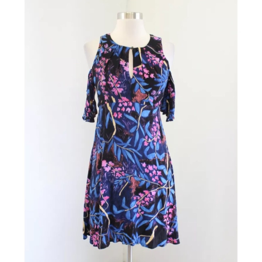 Maeve Elia Cold Shoulder Floral Dress - Picture 3 of 8